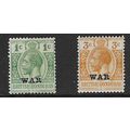 BRITISH HONDURAS 1917-18 WAR TAX OVERPRINT SET ...