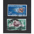 SouthAfrica.ITU Centenary set of 2.Fine Used.Au...