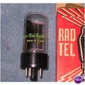 25AX4 GT / G Radio Vacuum Tube NOS Rad Tel