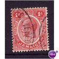 JAMAICA 1912 1d CARMINE RED SG 58 FINE USED