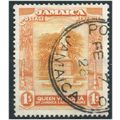 Jamaica 1921 SG102a 1/- Orange-Yellow & Brown-O...