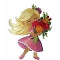 Baby Bouquet Beauty Embroidered Iron on/Sew Pat...