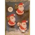 Christmas Santa Clause Felt Ornament Kit Easy T...