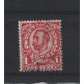 GB.SG341 1d Scarlet.Fine Used.Jun25a