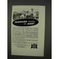 1941 Rock Island Railroad Ad - Pleasure Pervades West