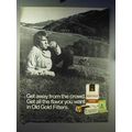 1971 Old Gold Cigarettes Ad - Get Away From Crowd