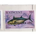 St Vincent 1979 Independence Marine Life 15c Sk...