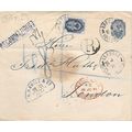 Poland, Warsaw, REGISTERED Postal Sta 1891 to L...