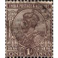 INDIA, George V, brown 1911, one anna