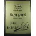 1955 Esso Extra winter grade petrol Advertisement