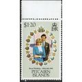 Pitcairn Island 1981 Royal Wedding $1.20c Multi...