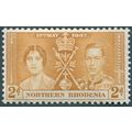 Northern Rhodesia 1937 2d buff SG 23 unused