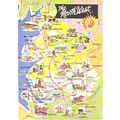 United Kingdom; land map; the North West