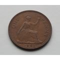 1961 Queen Elizabeth II Totally Uncleaned 1d On...