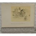 1930 print An Old Coaching Inn, Brereton, Cheshire
