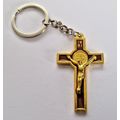 New Metal CRUCIFIX Keyring Key Chain CHRISTIAN ...