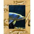 Northern Pike Fishing Laser Engraved Wood Pictu...