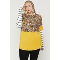 Women's Plus Size Color Block Hoodie Featuring ...