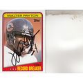 WALTER PAYTON 1988 AUTOGRAPHED CHICAGO BEARS HO...