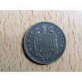 Spain 1952 Franco 1947-52* 1 Peseta Coin