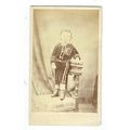 Victorian cdv photo infant standing on chair Ki...