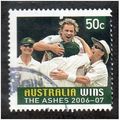 AUS 2007 50c 'AUSTRALIA WINS THE ASHES' FINE US...
