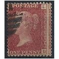1858 SG43 1d Red Plate 206 Good/Fine Used Check...