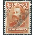 Newfoundland 1897 SG86 2c Orange Good/Fine Used...
