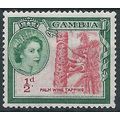 Gambia 1953 SG171 1/2d Carmine-Red & Bluish-Gre...