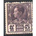 Thailand 1928 - SG254 - 5s violet - King Prajad...