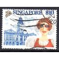 Singapore 1990 Tourism definitives $10 value, u...