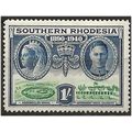 Southern Rhodesia 1940 SG60 1/- Black & Green M...