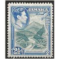 Jamaica 1938 SG125 2 1/2d Greenish Blue & Ultra...