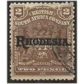 Rhodesia 1909 SG102 2d Brown RHODESIA Very Fine...