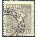 Brazil 1945 - 1.20Cr - greyish brown - Airmail ...