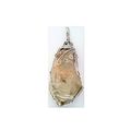 Arkansas Quartz Crystal Stainless Steel Wire Wr...