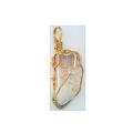 Quartz Crystal Gold Filled Wire Wrap Gemstone P...