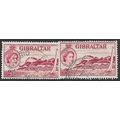 1953/1959 SG 149+149a - fine used (o)