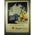 1956 Seagram's VO Whisky Ad - Known by Company