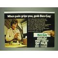 1978 Ben-Gay Ointment Ad - When Pain Grips You