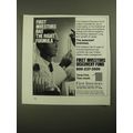 1987 First Investors Ad - Has the Right Formula