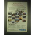 1989 Mazda Motor Corporation Ad - Further proofs of Mazda performance