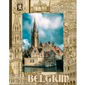 Belgium Laser Engraved Wood Picture Frame Portr...