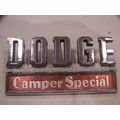 1969 70 71 DODGE TRUCK CAMPER SPECIAL EMBLEM OE...