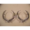 1976 CADILLAC WREATH EMBLEMS #4416721 OEM PAIR ...