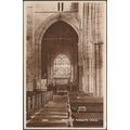 Interior of Ashbourne Church, Derbyshire, 1935 ...