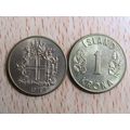 Iceland 1971 1 Krona Coin