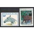 Mali Horses Toulouse-Lautrec Commemoration 2v 1...