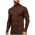 Men's Thermal Long Sleeve T-Shirt Top Turtlenec...