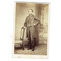 Victorian cdv photo man standing hand on hip Lo...